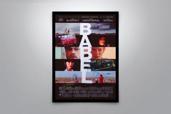 Babel Signed Poster with COA