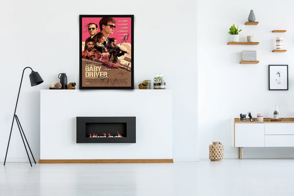 Baby Driver Signed Poster with COA
