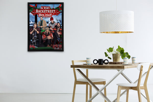 Backstreet Boys: A Very Backstreet Holiday - Signed Poster + COA