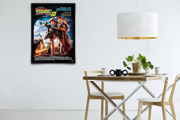 Back to the Future Part III Signed Poster with COA