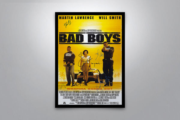 Bad Boys Signed Poster with COA