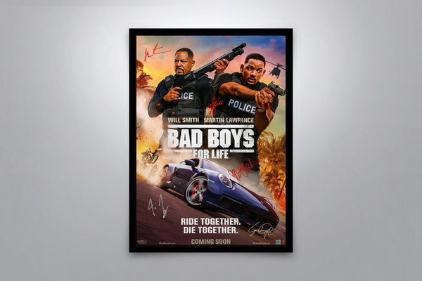Bad Boys for Life Signed Poster with COA