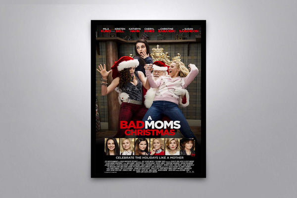 A Bad Moms Christmas Signed Poster with COA