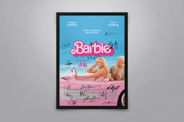 Barbie - Signed Poster + COA