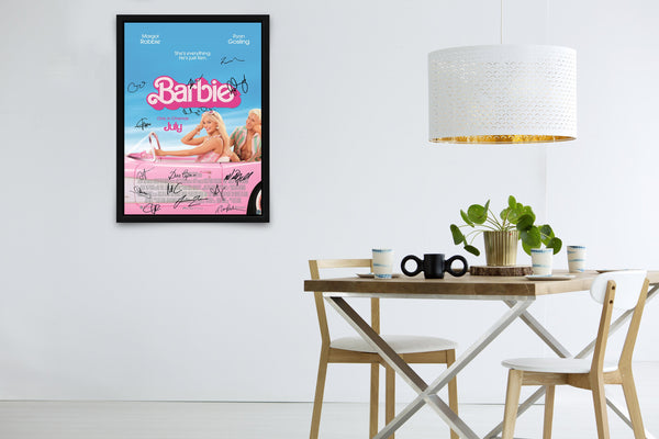 Barbie - Signed Poster + COA