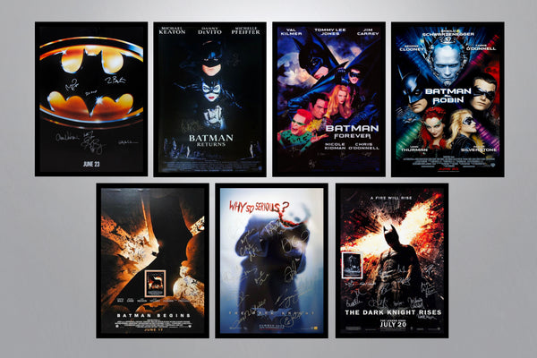 Batman Autographed Poster Collection