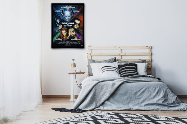 Batman & Robin Signed Poster with COA