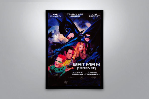Batman Forever Signed Poster with COA
