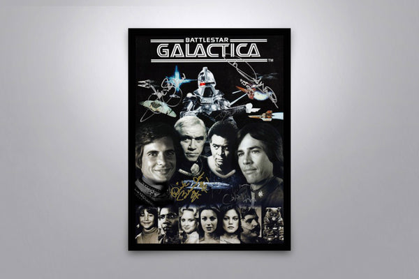 Battlestar Galactica Signed Poster with COA