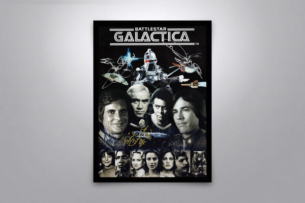 Battlestar Galactica Signed Poster with COA
