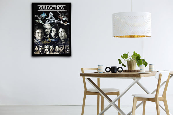 Battlestar Galactica Signed Poster with COA