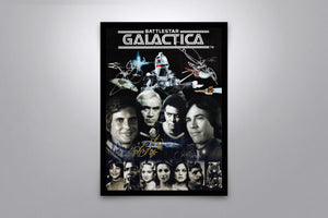 Battlestar Galactica Signed Poster with COA