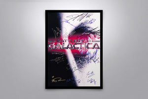 Battlestar Galactica Signed Poster with COA