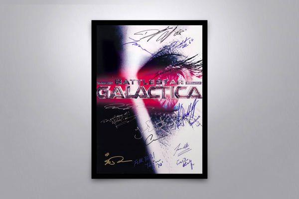 Battlestar Galactica Signed Poster with COA