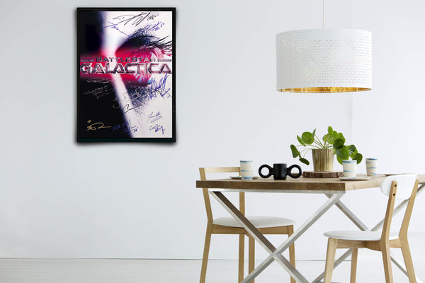 Battlestar Galactica Signed Poster with COA