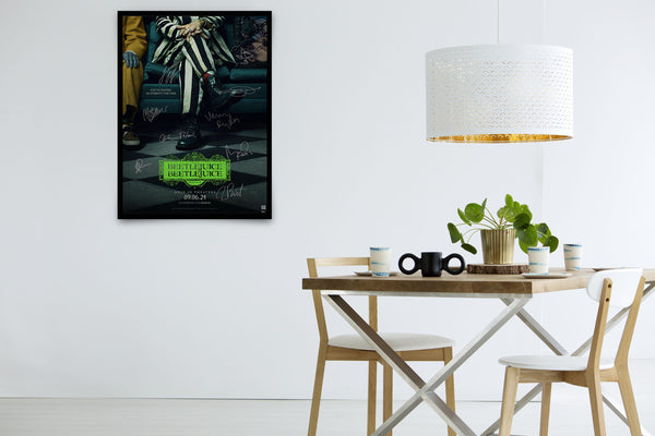 Beetlejuice Beetlejuice - Signed Poster + COA