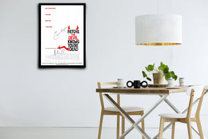 Before The Devil Knows You're Dead Signed Poster with COA