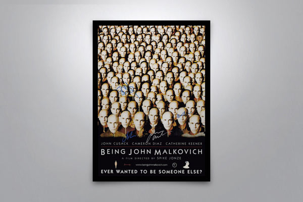 Being John Malkovich Signed Poster with COA