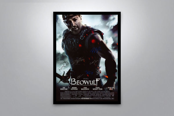 Beowulf Signed Poster with COA