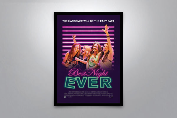 Best Night Ever Signed Poster with COA
