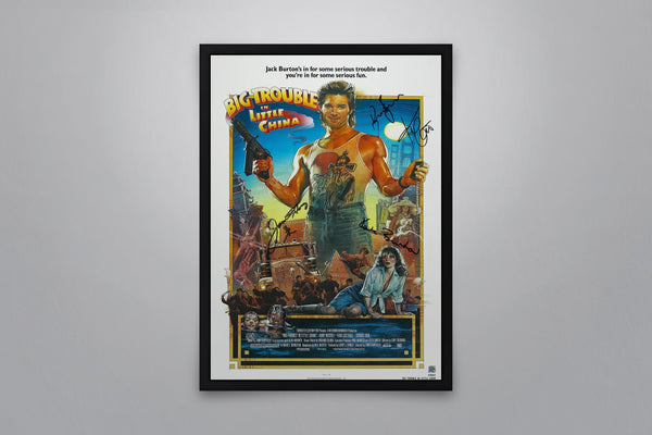 Big Trouble in Little China Signed Poster with COA