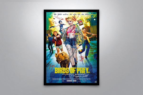 Birds of Prey (and the Fantabulous Emancipation of One Harley Quinn) Signed Poster with COA