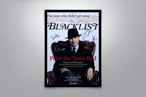 The Blacklist Signed Poster with COA