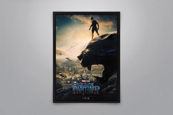 Black Panther Signed Poster with COA