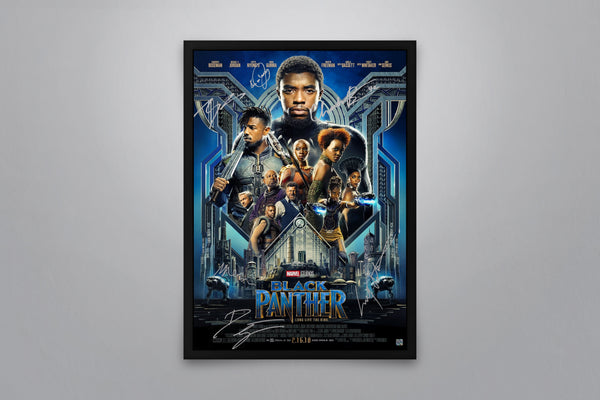 Black Panther Signed Poster with COA