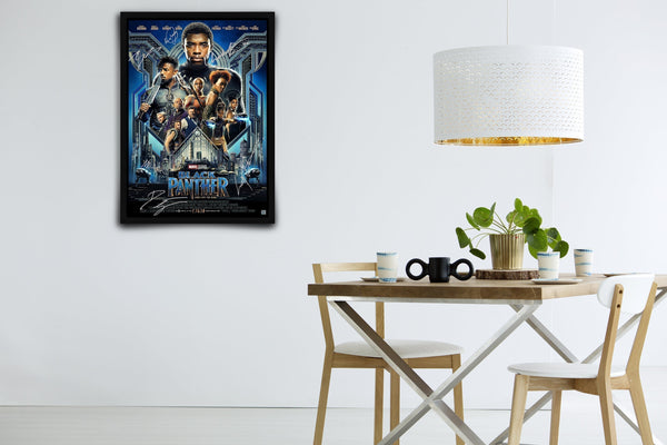 Black Panther Signed Poster with COA