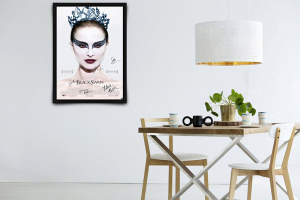 Black Swan Signed Poster with COA