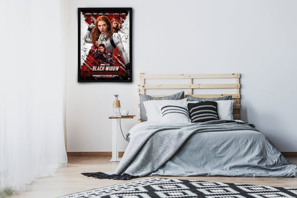Black Widow Signed Poster with COA