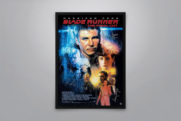 Blade Runner: The Final Cut Signed Poster with COA