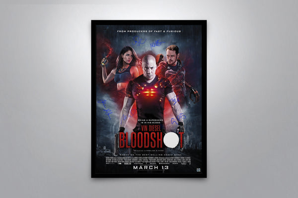 Bloodshot Signed Poster with COA