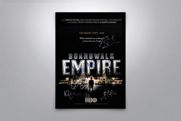 Boardwalk Empire Signed Poster with COA