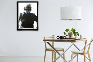 Bob Dylan Signed Poster with COA