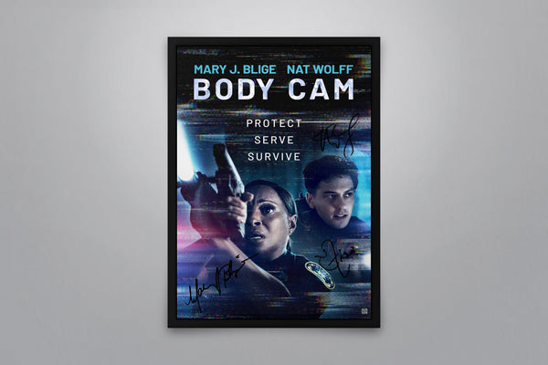Body Cam Signed Poster with COA