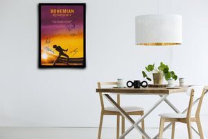 Bohemian Rhapsody Signed Poster with COA