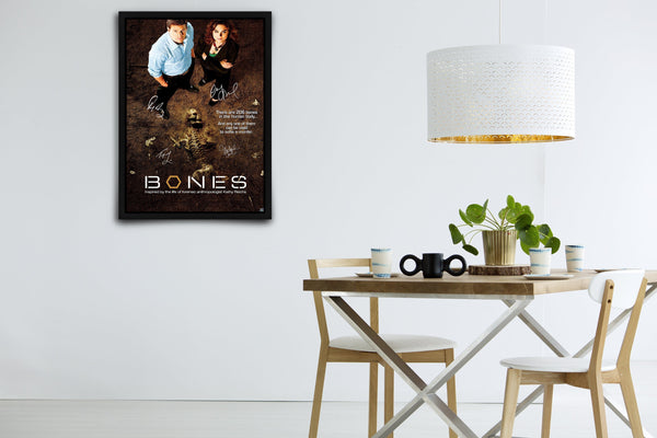 Bones Signed Poster with COA
