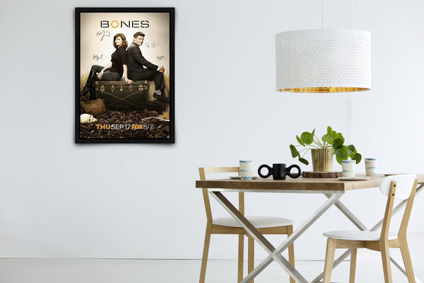 Bones Signed Poster with COA