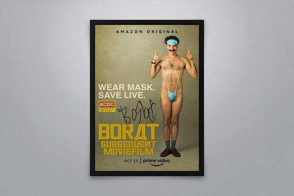 Borat Subsequent Moviefilm Signed Poster with COA