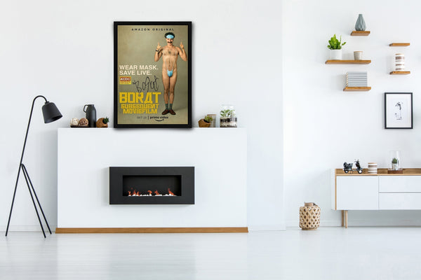 Borat Subsequent Moviefilm Signed Poster with COA