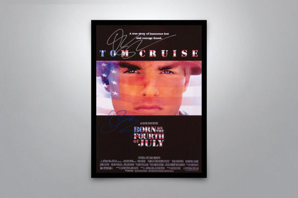 Born On The Fourth Of July  Signed Poster with COA