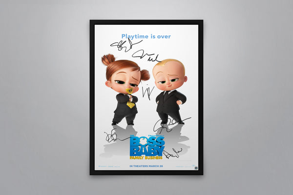 The Boss Baby: Family Business Signed Poster with COA