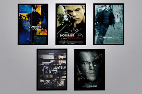 Bourne Series Autographed Poster Collection