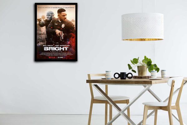 Bright - Signed Poster + COA