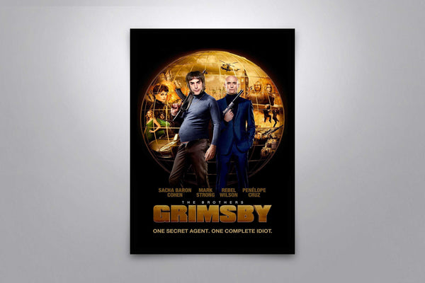 The Brothers Grimsby Signed Poster with COA