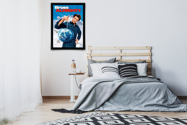 Bruce Almighty Signed Poster with COA