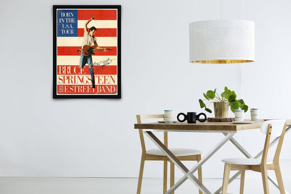 Bruce Springsteen: Born in the USA Signed Poster with COA