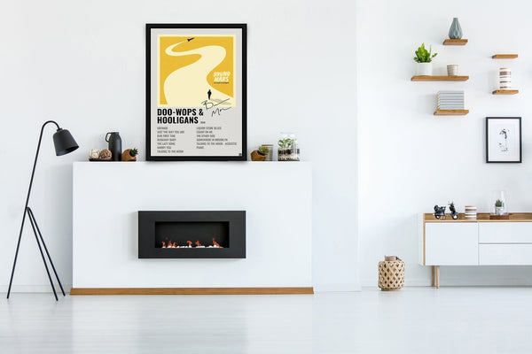 Bruno Mars: Doo-wops and Hooligans Signed Poster with COA